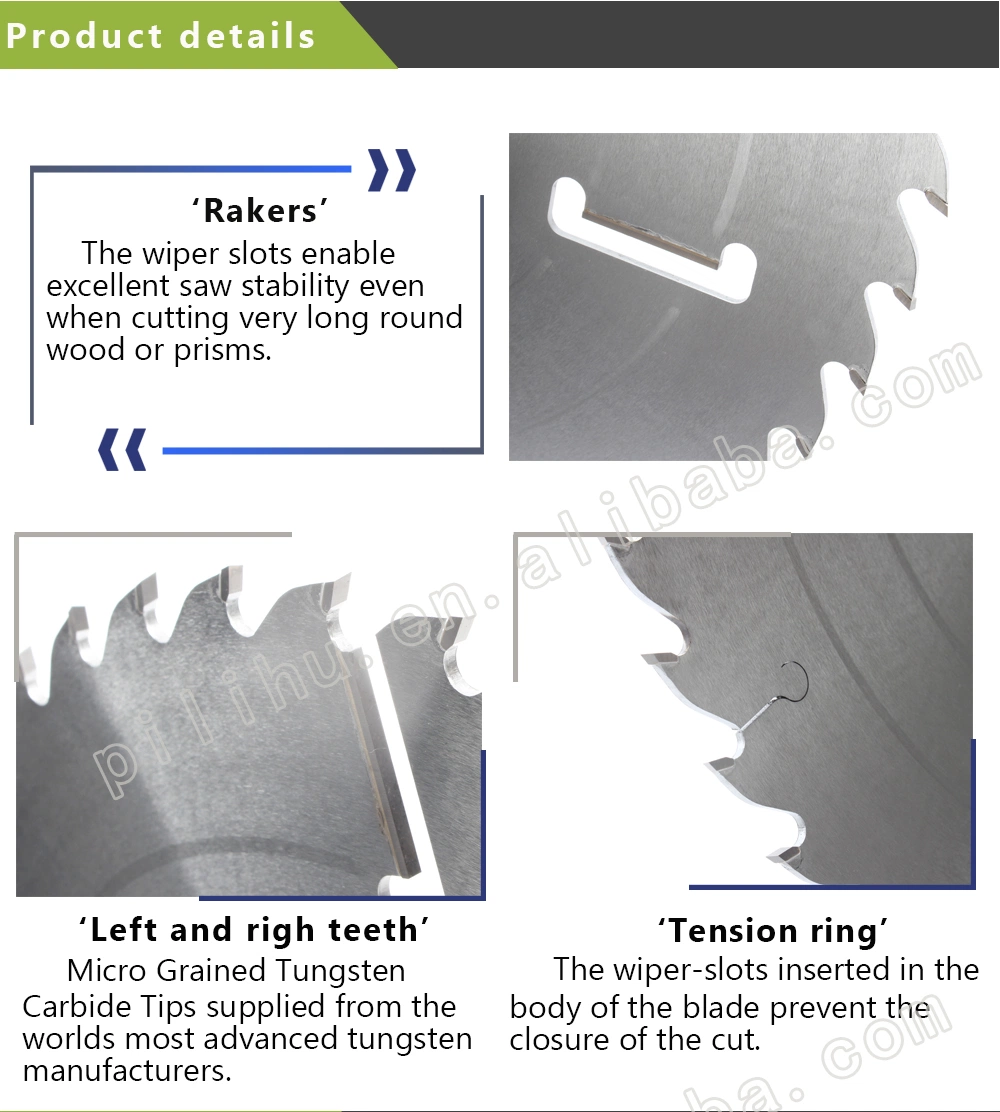 16′′ Tct Circular Saw Blade with Scraper for Cutting Firewood